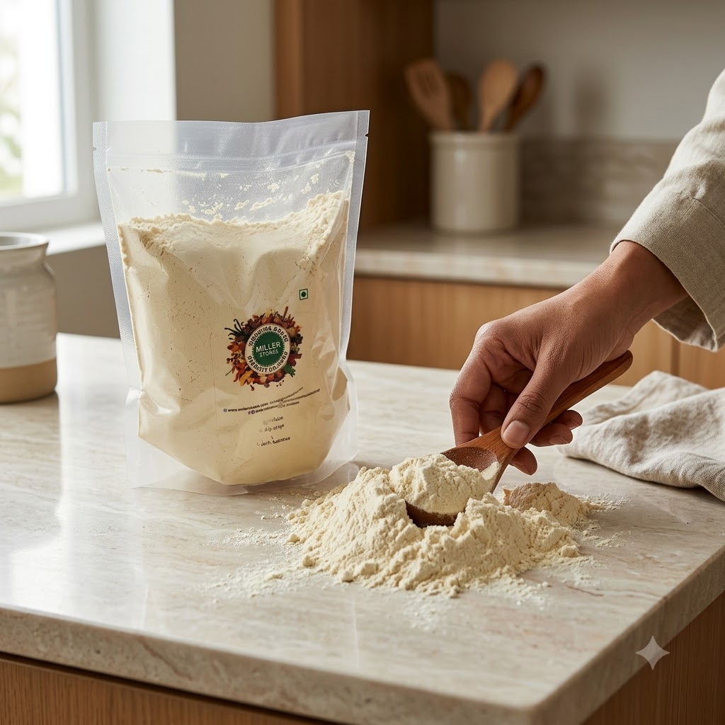 BESAN FLOUR .