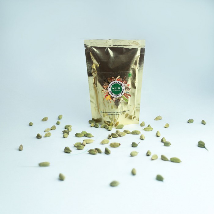Green Cardamom, 8mm, from Miller Stores