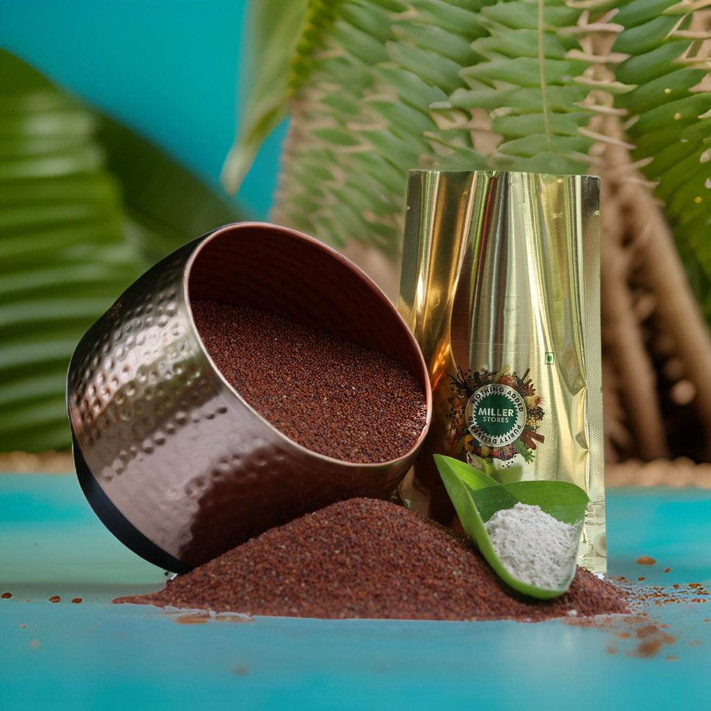 RAGI FLOUR - GLUTEN-FREE SUPERFOOD FOR HEALTHY BAKING AND COOKING.